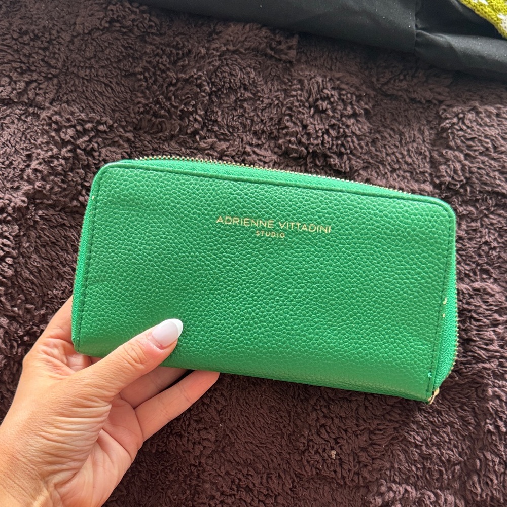 Adrienne Vittadini Vibrant Green Wallet